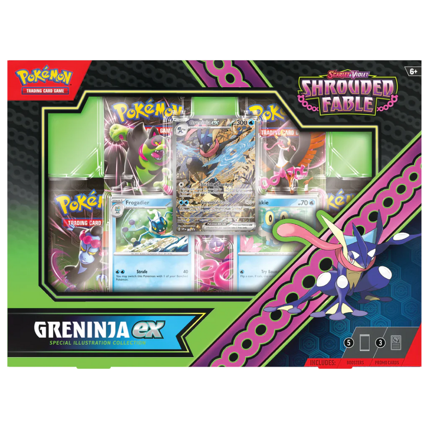 Pokemon Shrouded Fable Kingdra/Greninja Ex Special Illustration Collection Box
