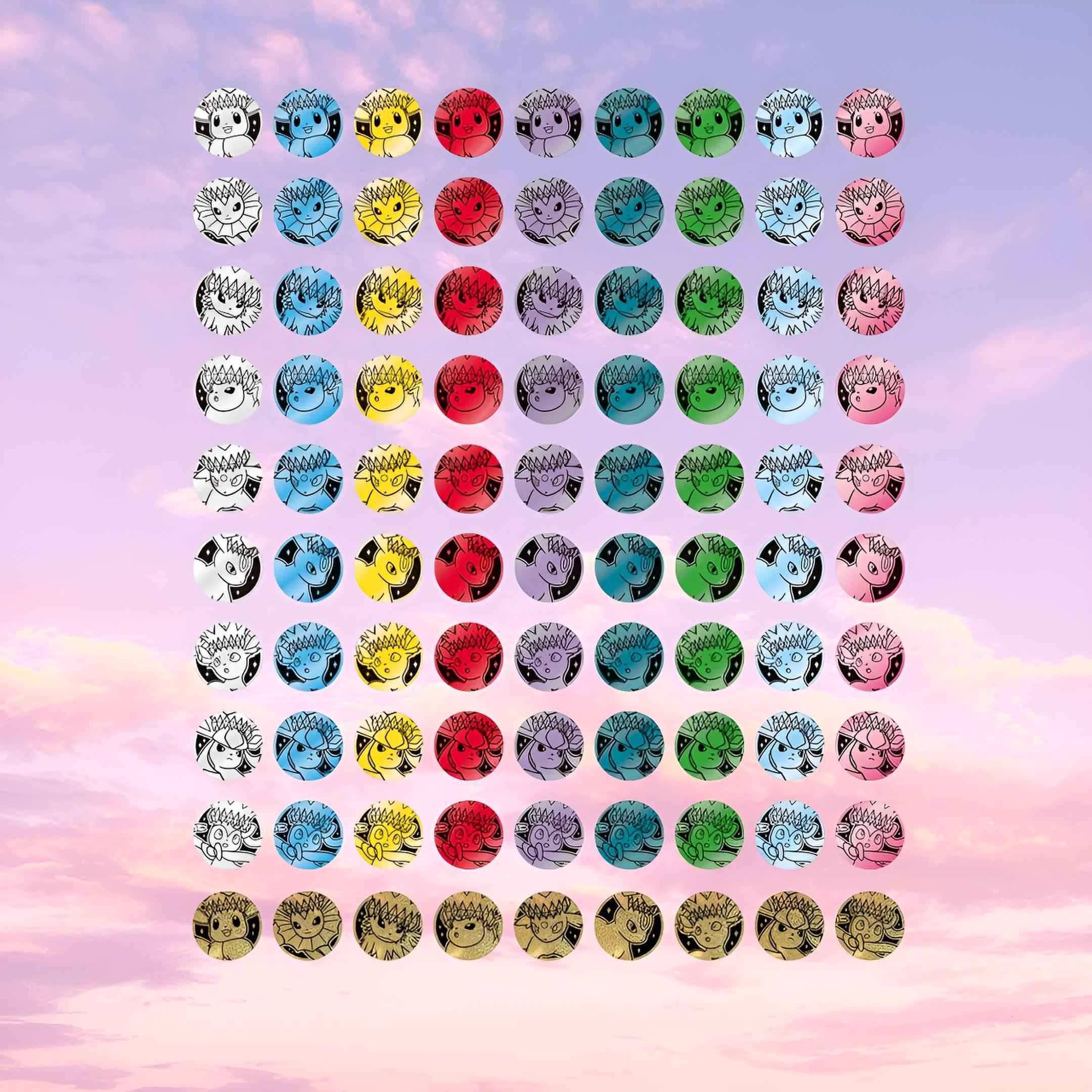 Pokemon Chinese Terastal Grand Gathering Coin Set
