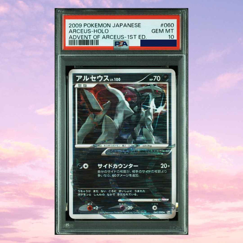 Pokemon Arceus 060/090 Advent of Arceus 1ST EDITION PSA 10
