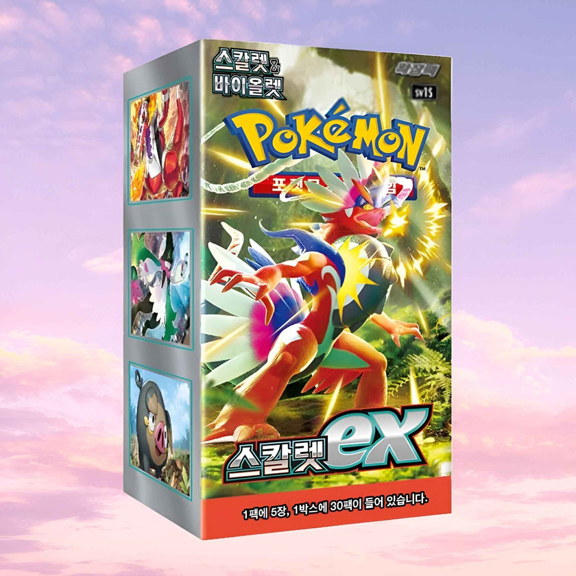 Pokemon Scarlet Ex Korean Booster Box