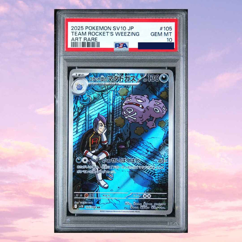Pokemon Team Rocket's Weezing 105/098 Glory of Team Rocket Japanese PSA 10