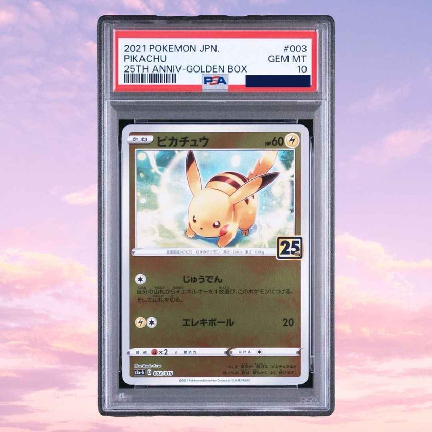 Pokemon Pikachu 003/015 25th Anniversary PSA 10