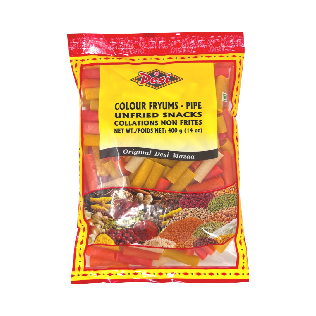 Desi Pipe Colour Fryums 400g