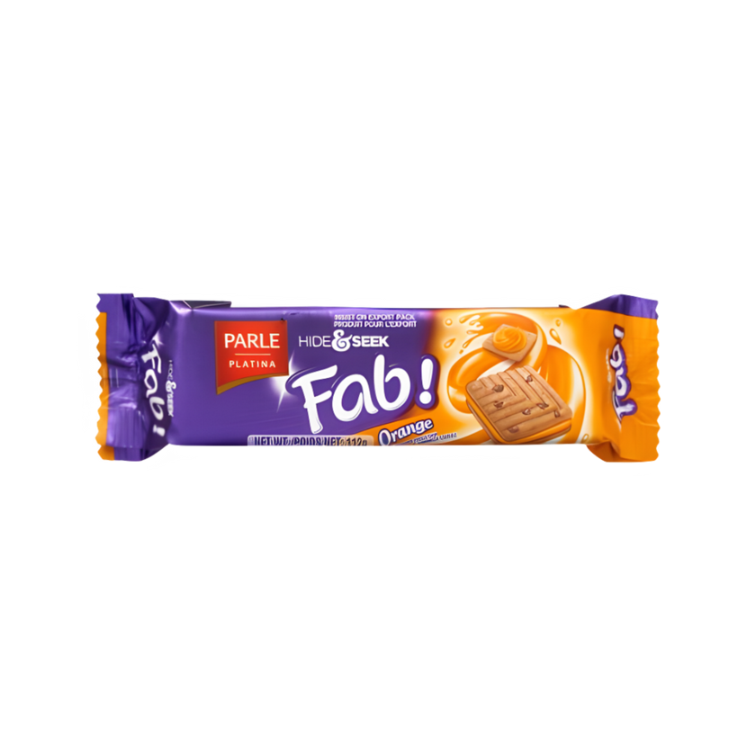 Parle Biscuit Hide & Seek Fab! Orange 112g