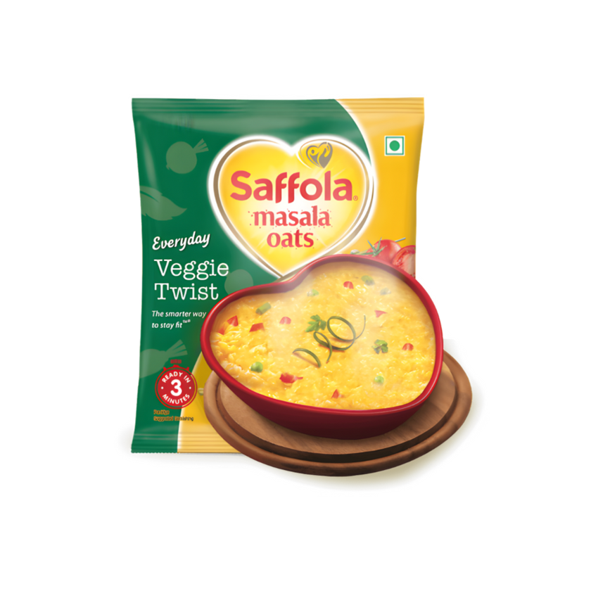 Saffola Masala Oats Veggie Twist 38g