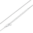 Timeless Elegance: 925 Sterling Silver Adjustable Necklace Chain For Women