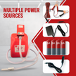 PUMPMATIC 12 FT HOSE + 5 GALLON YELLOW DIESEL CAN COMBO KIT - 3.2 GPM - GAS, DIESEL, KEROSENE