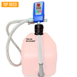 PumpMatic Super Gas Pump Fuel Transfer Pump for Gas, Diesel, Kerosene + 3 Power Sources w/ 4.25 Ft Hose