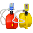 Gas & Diesel Pump Pack - PumpMatic Super Gas Pump Fuel Transfer Pump for Gas, Diesel, Kerosene + 3 Power Sources w/ 4.25ft Hose Siphon