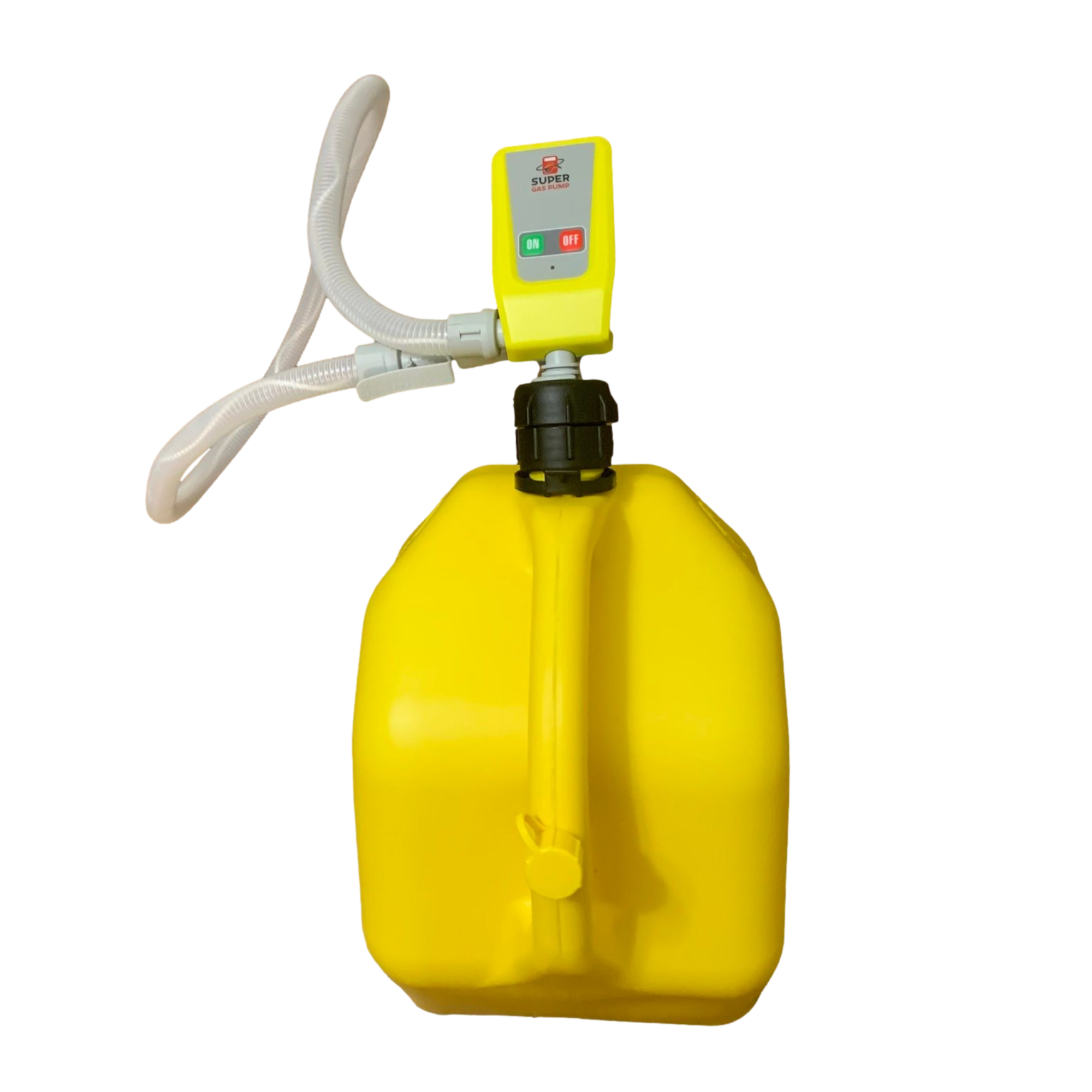 Diesel PumpMatic Super Gas Pump + Diesel Fuel Can Combo Kit Fuel Transfer Pump for Diesel, etc. 3 Power Sources w/ 4.25ft Hose