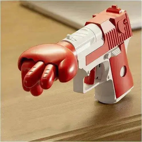 Punch Gun Rock, Paper, Scissor Game Props Decompression Kids Fun Toy