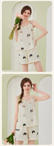 Pure Cotton Double-layer Gauze Pajamas For Women