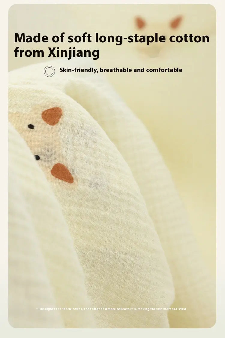 Pure Cotton Double-layer Gauze Pajamas For Women
