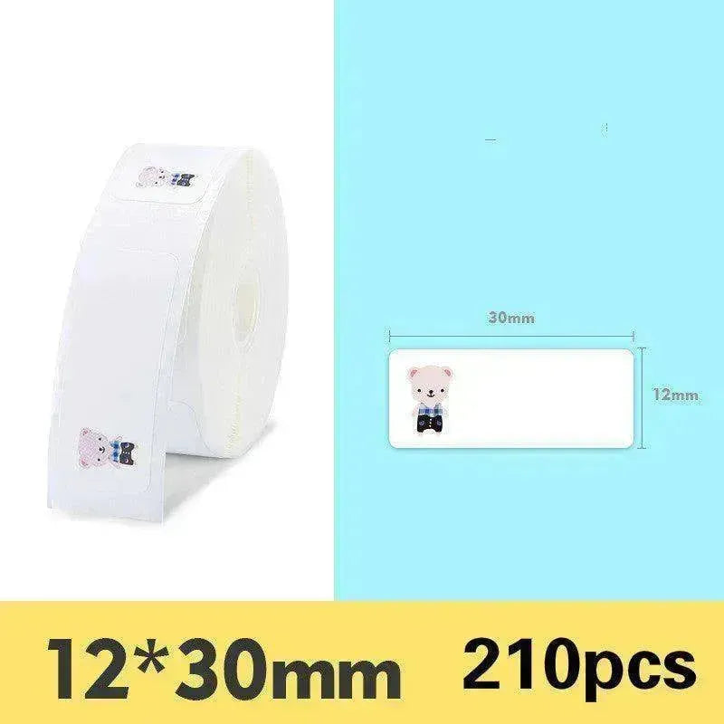 Pure color label thermal paper