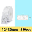 Pure color label thermal paper