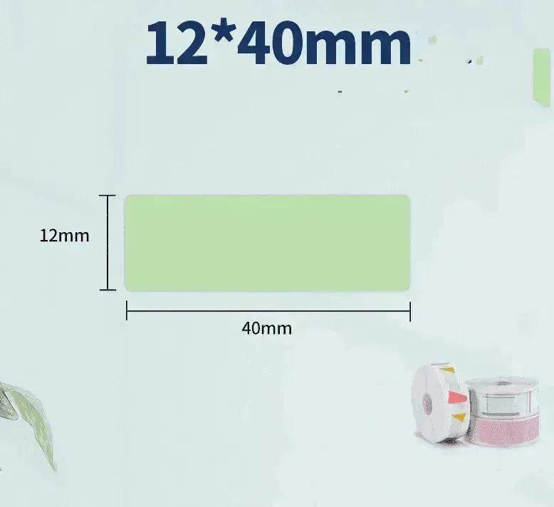 Pure color label thermal paper