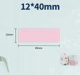 Pure color label thermal paper