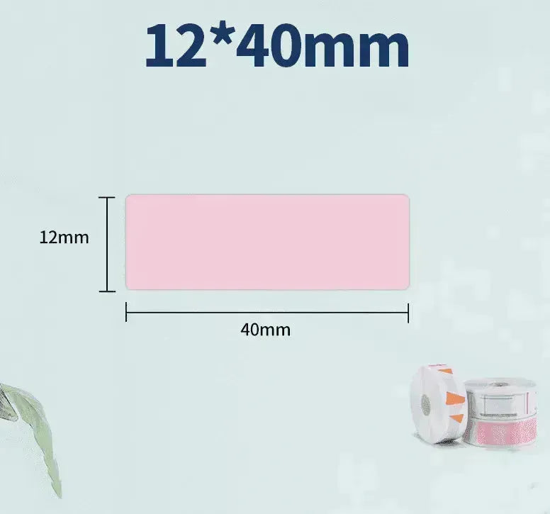 Pure color label thermal paper