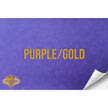 PURPLE/GOLD WITH ADHESIVE HYDBOND LEATHERETTE SHEET (12