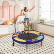 Mini Trampoline Folding Small Rebounder for Kids with Lights