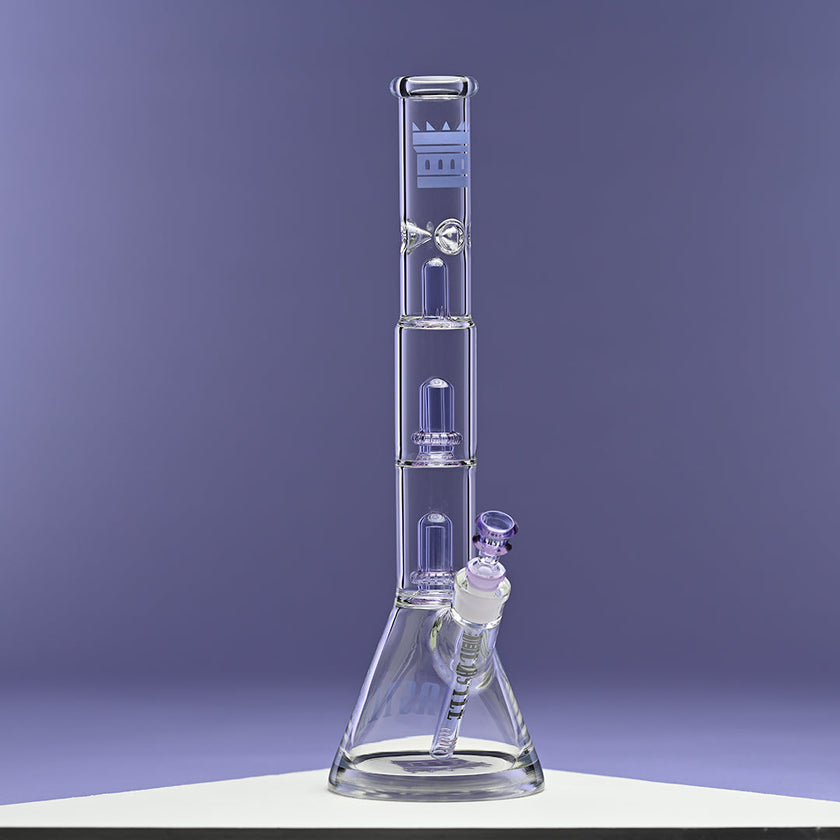 Double Showerhead (18″) Innovative Beaker Bong