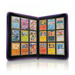EVORETRO 9-Pocket Zip-Up Trading Card Zipper Binder for 360 cards