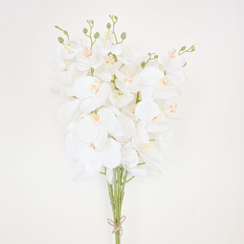 Zuna Artificial White Orchid Bouquet 42'' X 12''(Set Of 6)