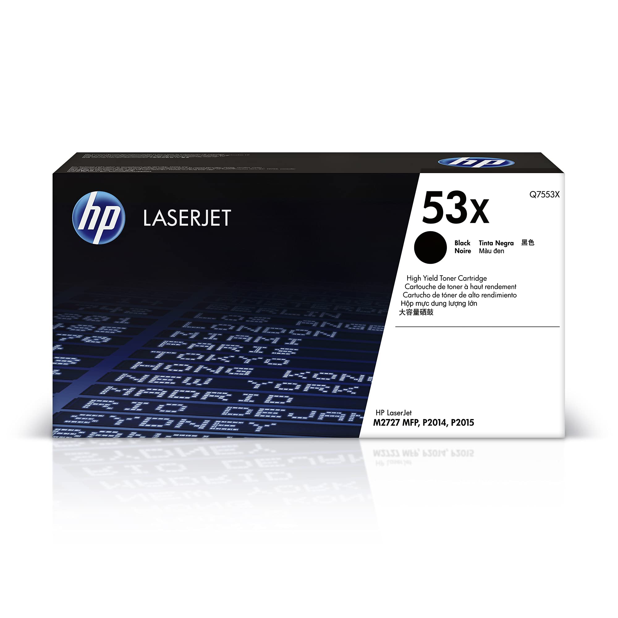 HP 53X (Q7553X) Black High Yield Original LaserJet Toner Cartridge