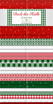 Wilmington Prints - Deck The Halls 40 Karat Gems - 40 strips Jelly Roll