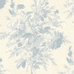 Franklin House - Blue Bouquet - 108in wideback - QB541547D-BLUE