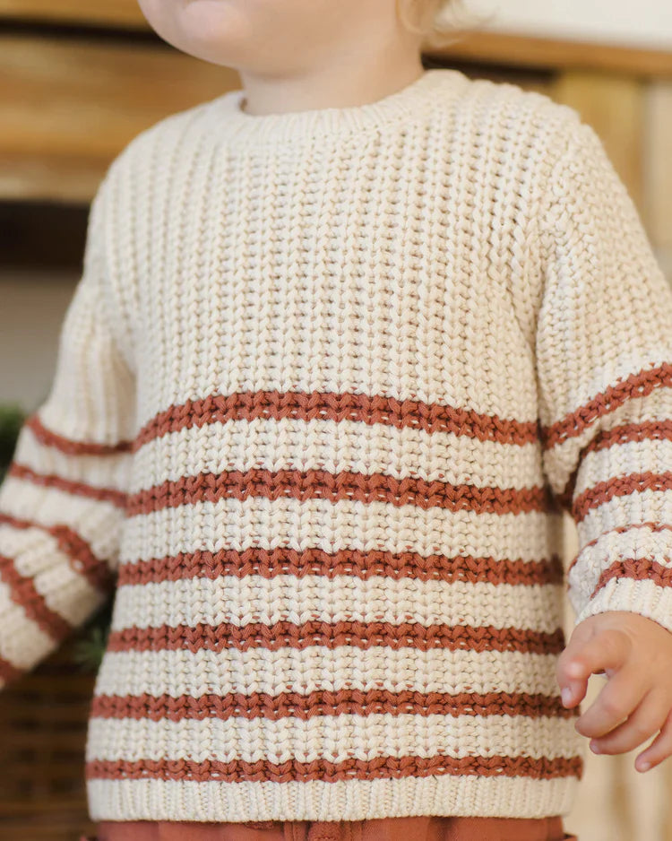 Rex Sweater | Cranberry | Quincy Mae