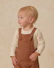 Ribbed Bodysuit, 2 Pack | Cedar Micro Stripe, Acorns | Quincy Mae