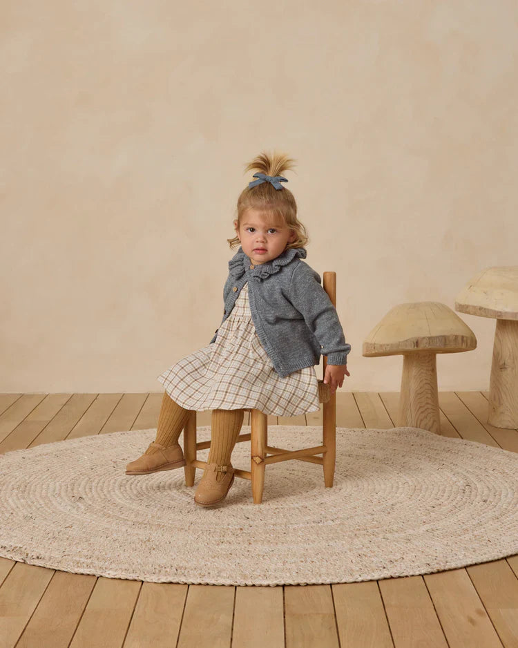 Simone Dress | Blue Plaid | Quincy Mae