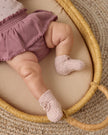 Knit Booties | Lilac | Quincy Mae