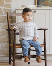 Zion Shirt | Blue Plaid | Quincy Mae