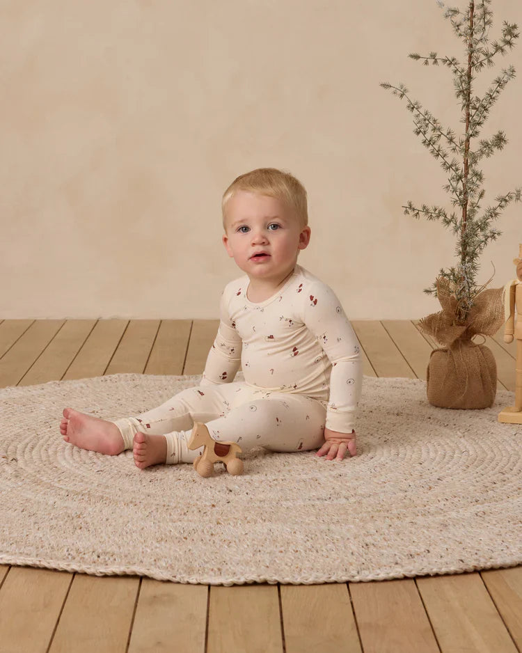 Bamboo Pajama Set | Winter  Wonderland | Quincy Mae