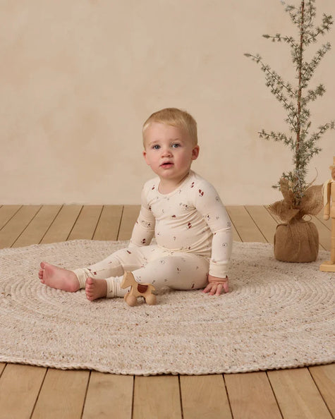 Bamboo Pajama Set | Winter  Wonderland | Quincy Mae