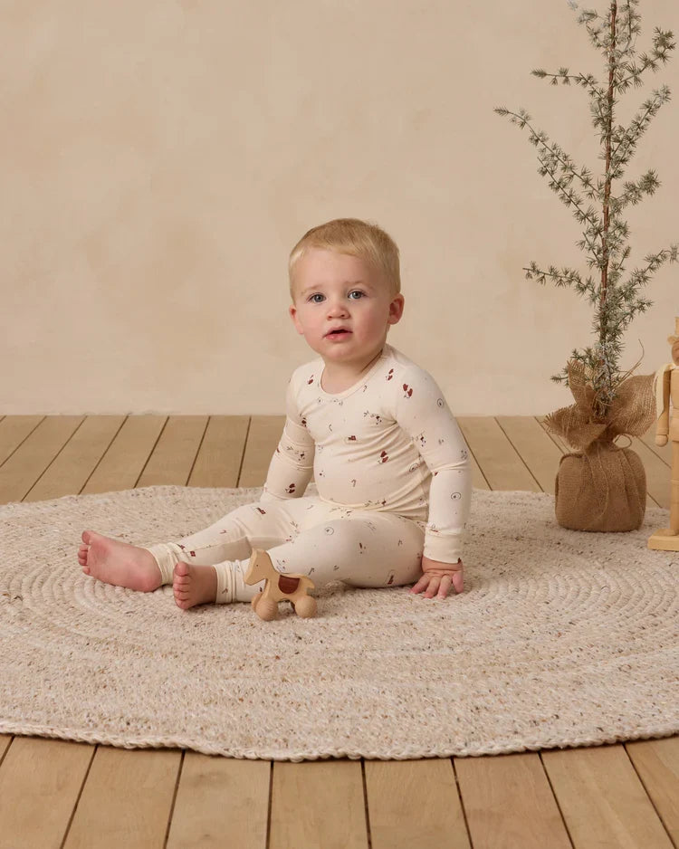 Bamboo Pajama Set | Winter  Wonderland | Quincy Mae
