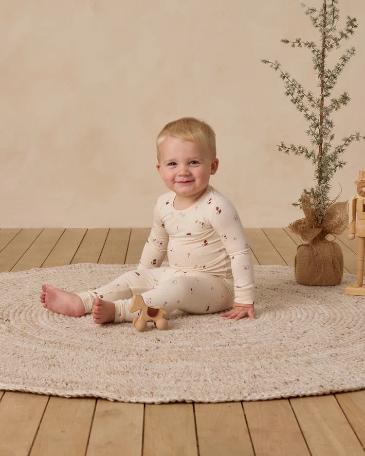 Bamboo Pajama Set | Winter  Wonderland | Quincy Mae