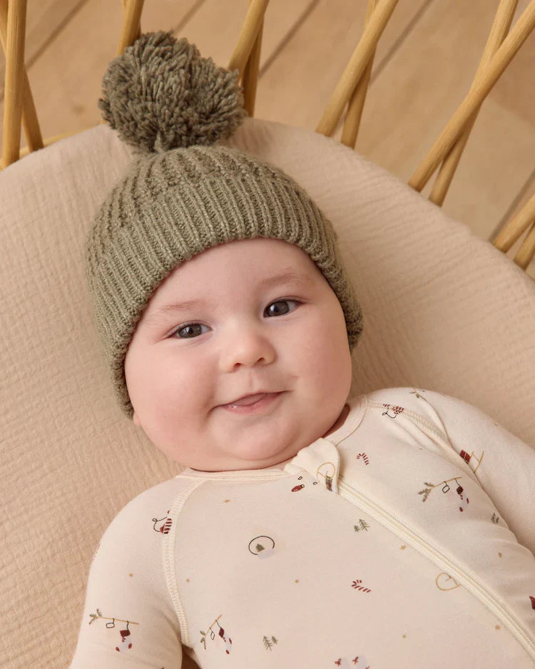 Bamboo Zip Footie | Winter Wonderland | Quincy Mae