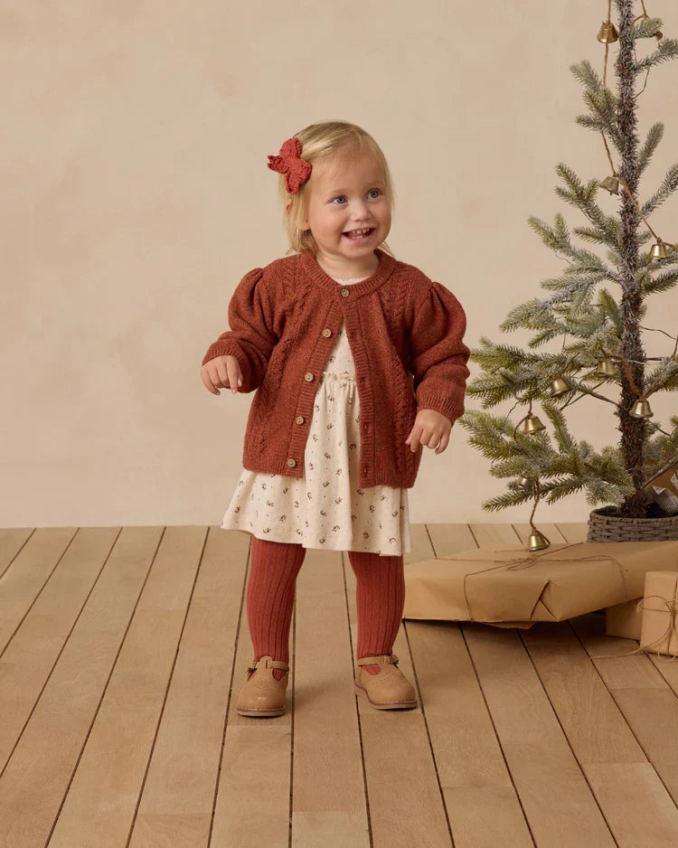 Holly Cardigan | Cranberry | Quincy Mae