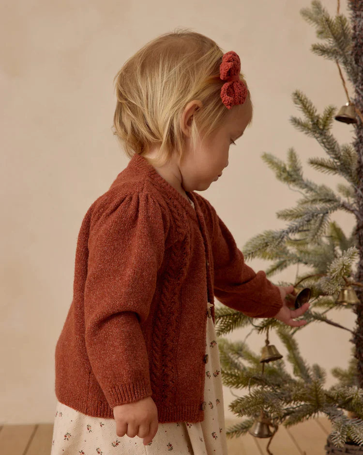 Holly Cardigan | Cranberry | Quincy Mae