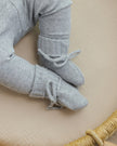 Ribbed Top+ Legging Set | Dusty Blue | Quincy Mae