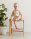 Woven Tank + Short Set | Yellow Plaid  | Quincy Mae