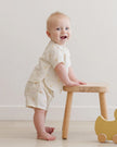 Woven Boxy Top + Short Set | Geese | Quincy Mae