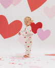 Heart Knit Sweater & Pant Set | Quincy Mae | Natural