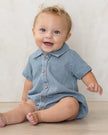 Matteo Romper | Lightweight Denim | Quincy Mae