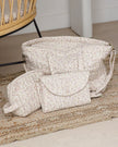 Diaper Bag + Changing Mat | Wildflower Woven | Quincy Mae