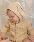 Ruffle Collar Cardigan | Butterscotch | Quincy Mae