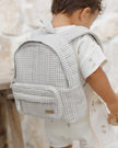 Mini Backpack| Sage Gingham | Quincy Mae